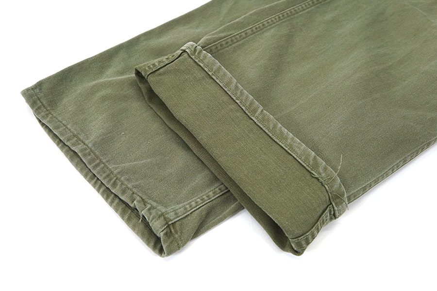 40's～ U.S.ARMY M-43 コットンツイルパンツ 実寸(32x30位