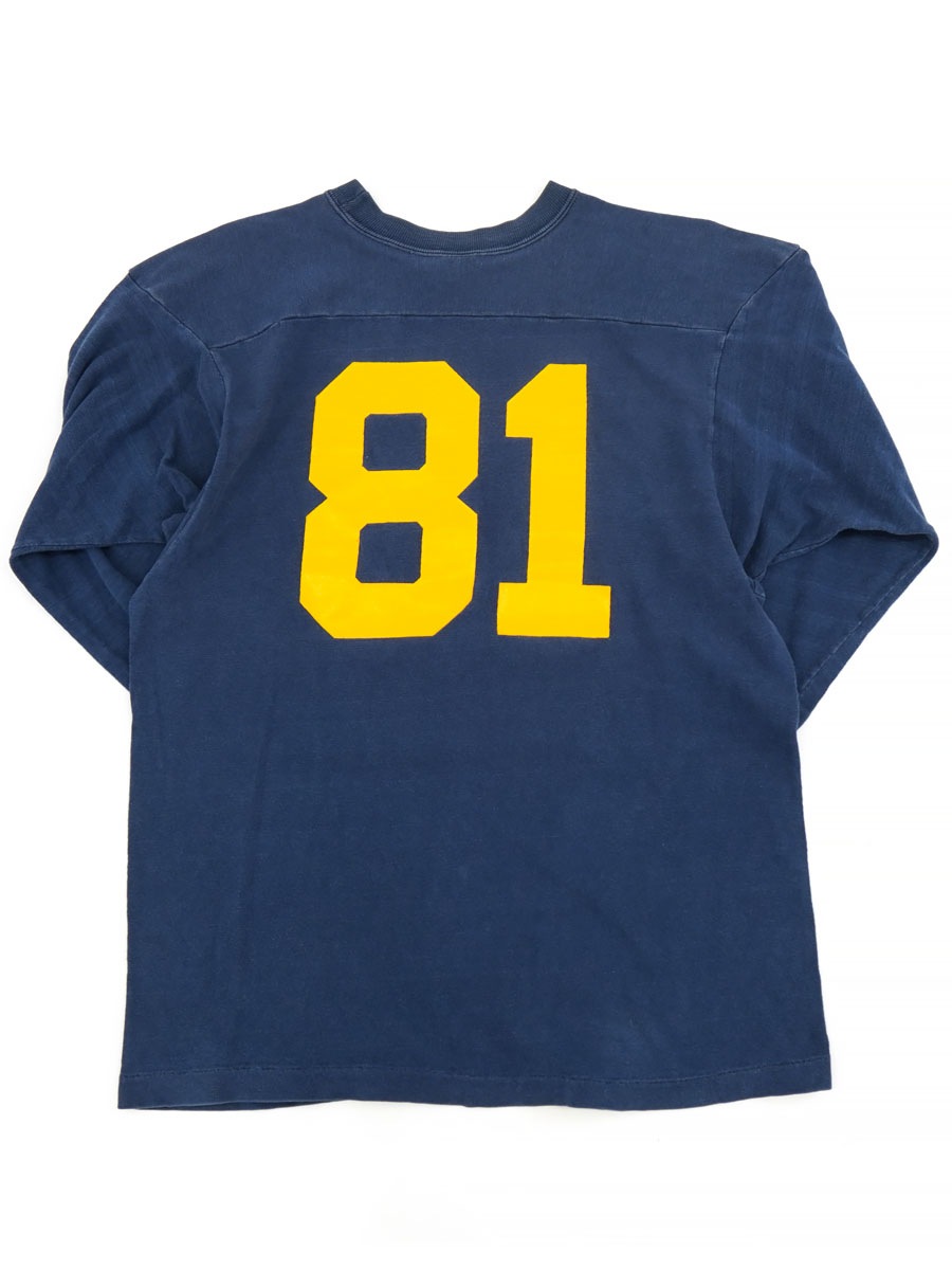 70'S CHAMPION ''NAVY'' #81 FOOTBALL T SHIRT (SIZE. LARGE) | すべて
