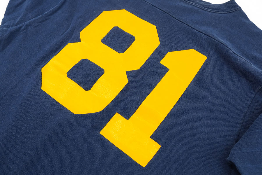 70'S CHAMPION ''NAVY'' #81 FOOTBALL T SHIRT (SIZE. LARGE) | すべて