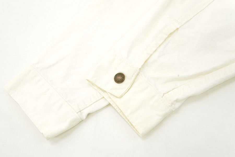 Levi’s 70s米国製70509-2654 デニムジャケット 42ホワイト 70's Levi's 70509 4つポケ ウエスタンジャケット ホワイト 表記