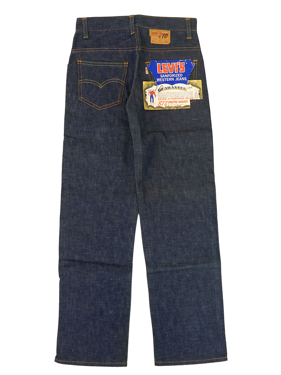 60's Levi's 603 BIG-E デニムパンツ 濃紺 ボーイズ 表記(10