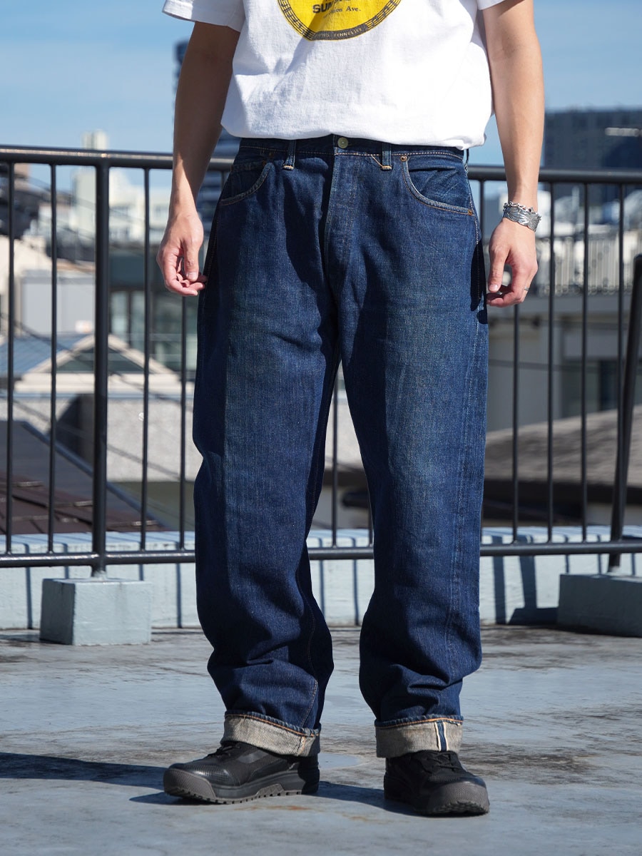 40's Levi's 501XX 片面 デニムパンツ 濃紺極上色 実寸(36x31位