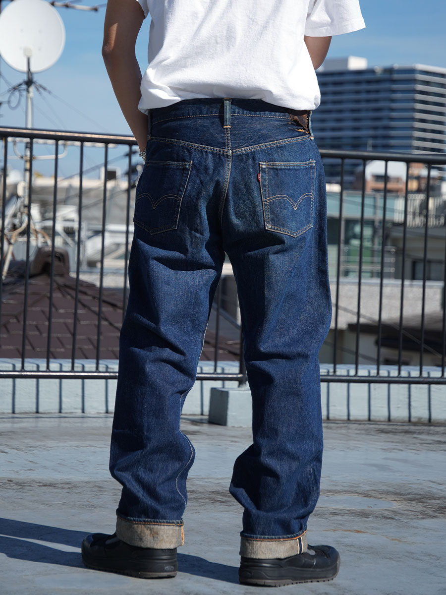 40's Levi's 501XX 片面 デニムパンツ 濃紺極上色 実寸(36x31位