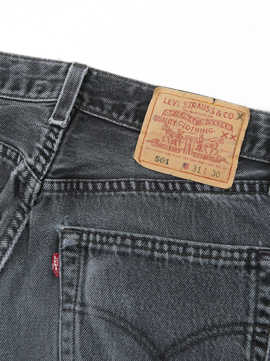 90'S LEVI'S 501 BLACK JEANS (SIZE.W31 L30) | NEW ITEM