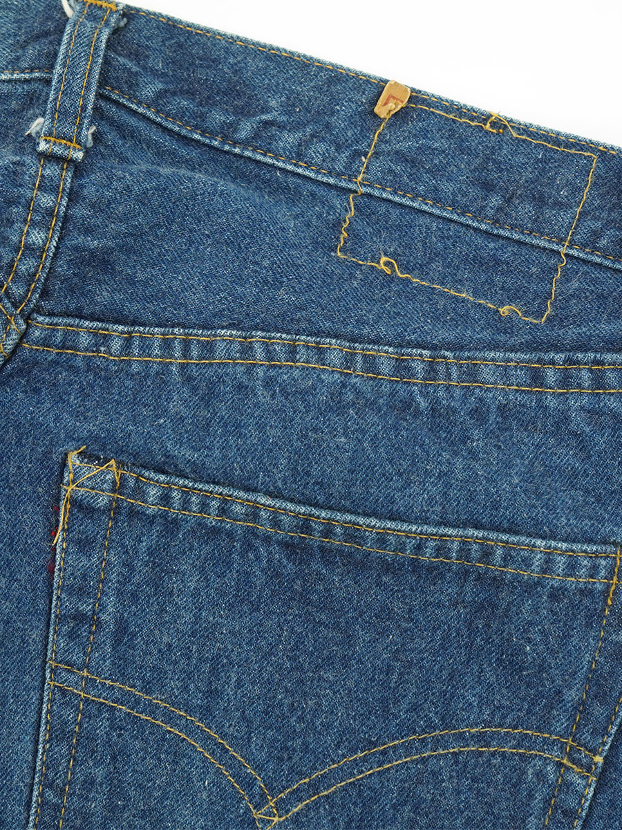 た*な様 LEVI'S 501 66後期　デニムパンツ　味あり　リペア　雰囲気あ 70's～ Levi's 501 66後期 デニムパンツ 良雰囲気 実寸(30x29位