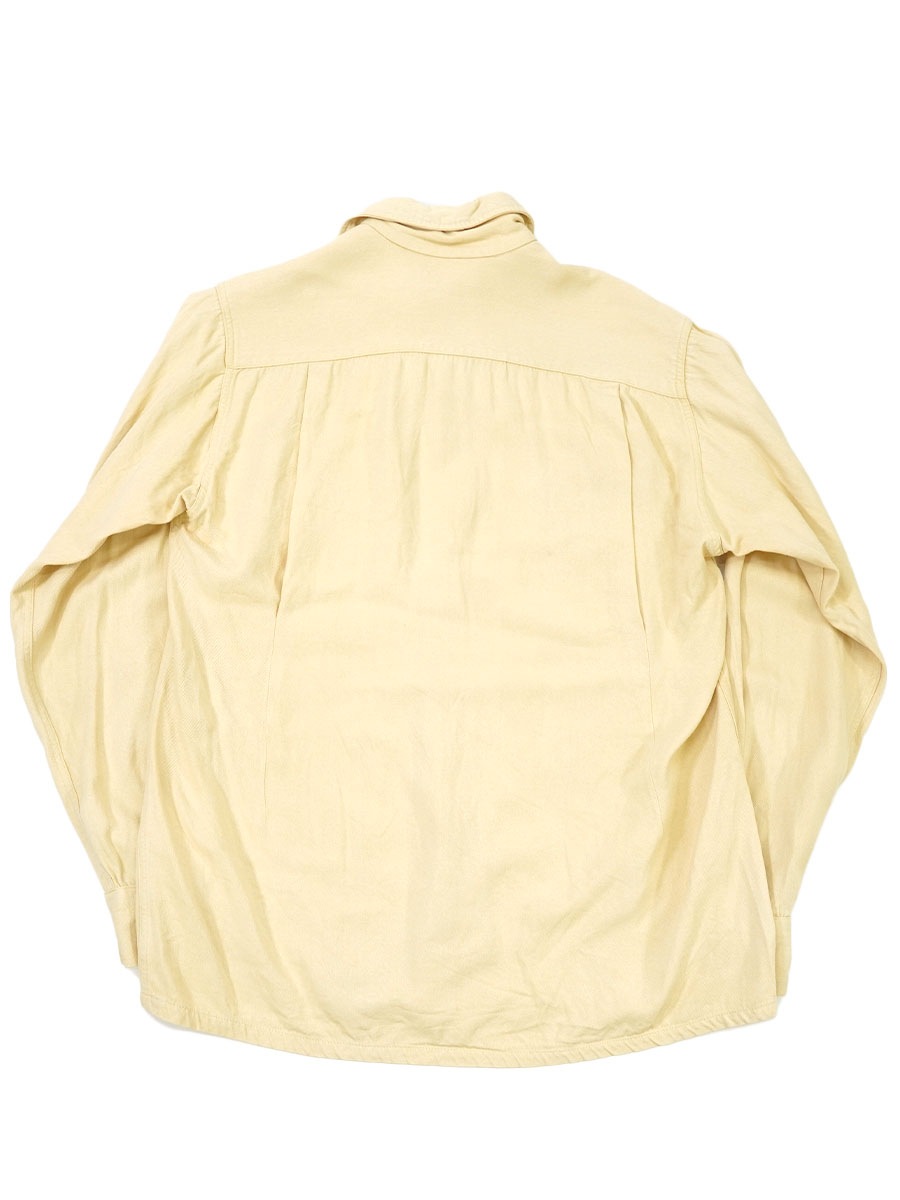 50'S PHILMAC L/S RAYON SHIRT YELLOW (SIZE.SMALL)