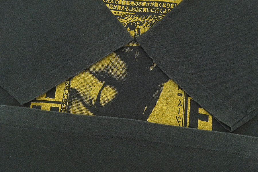 90'S FRUIT OF THE LOOM ''BUTHOLE SUYFERS'' T SHIRT BLACK (SIZE.LARGE) MADE IN USA