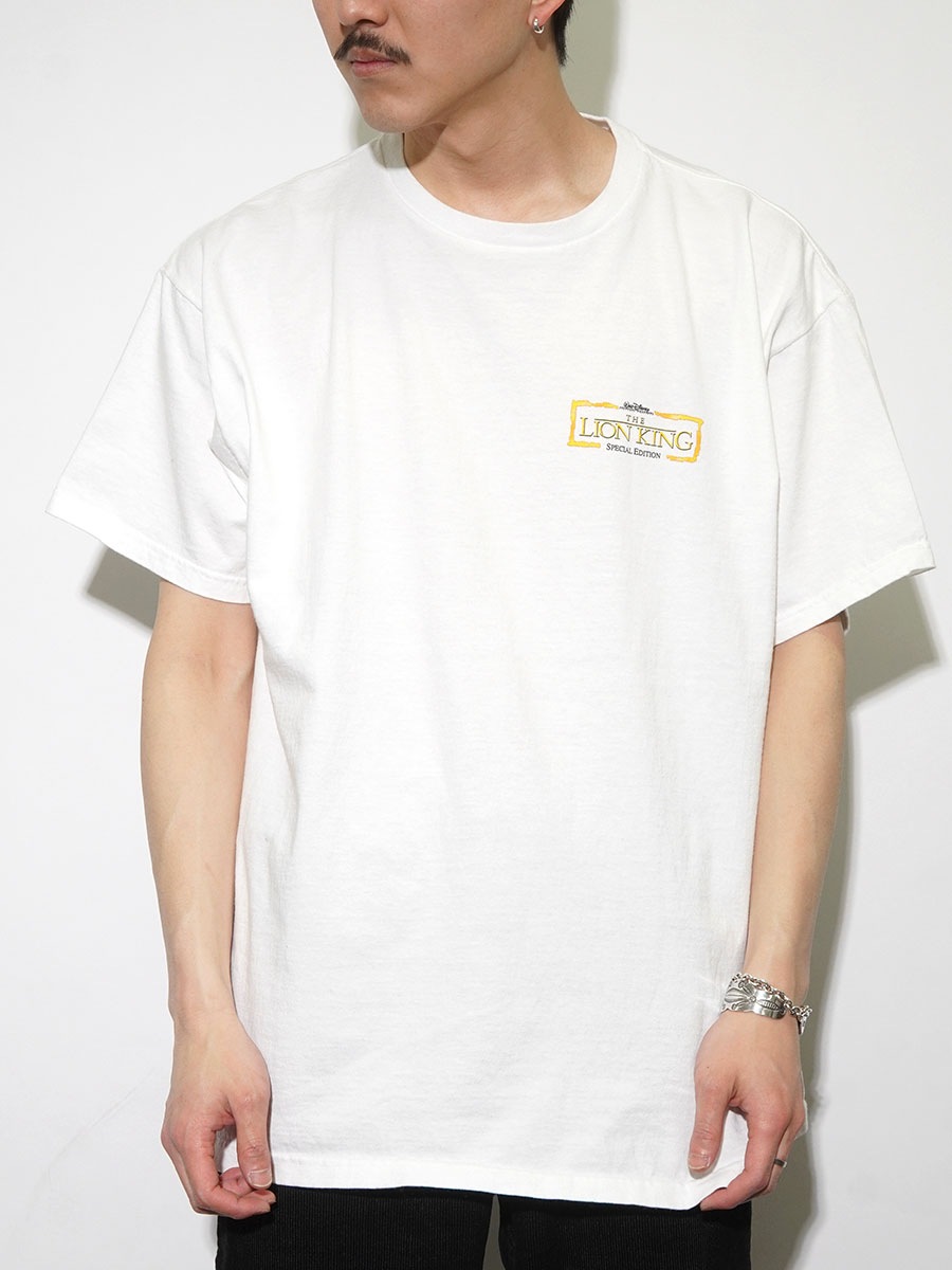 00's FRUIT OF THE LOOM ''THE LION KING'' 両面プリントTシャツ