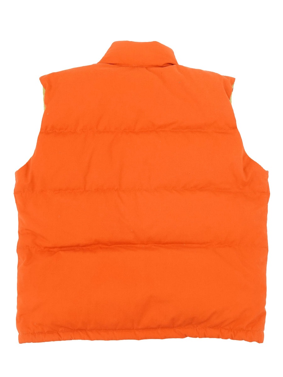 70's 茶タグ THE NORTH FACE ダウンベスト オレンジ 表記(L) | NEW