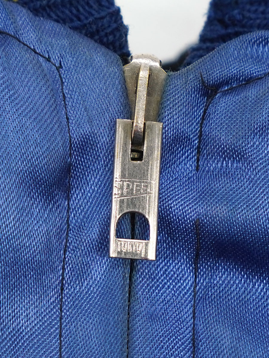 50's ビンテージ スカジャン 虎x鷹富士 青x赤 実寸(M位) | NEW ITEM