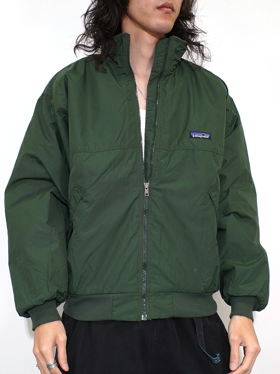 【美品】パタゴニア　シェルドシンチラジャケット　S~Mサイズ相当 02 パタゴニア シェルドシンチラジャケット オリーブ 表記(S