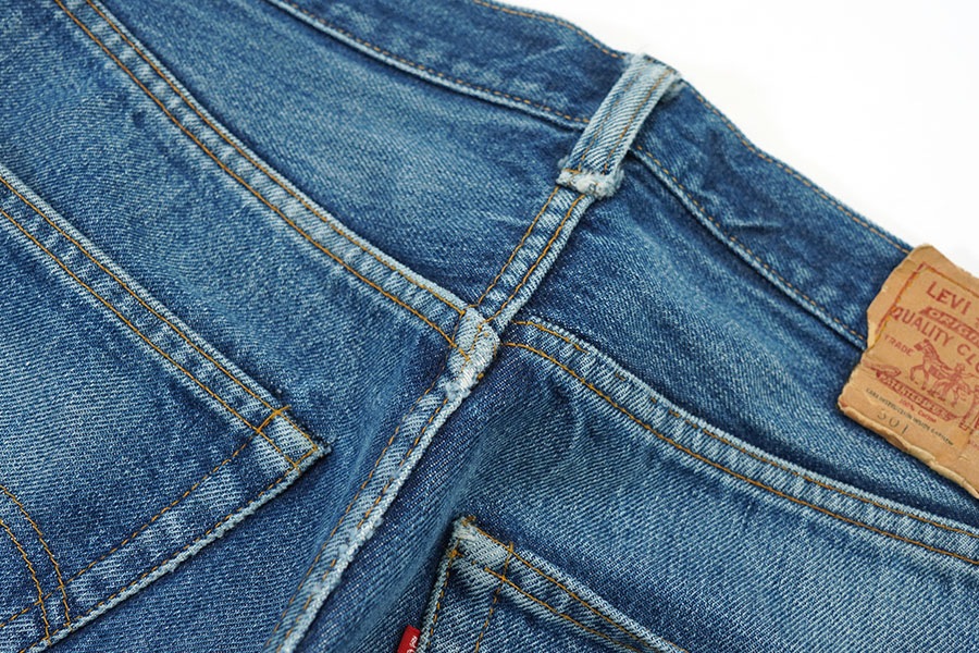 80's Levi's 501 66後期 赤耳 良色落ち デニムパンツ 表記(33x32