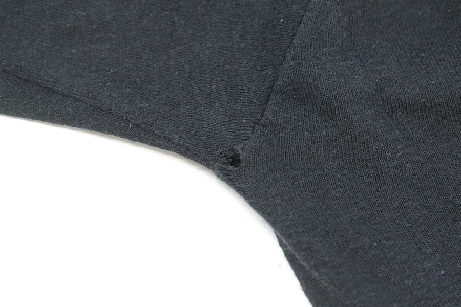 70's～ Hanes ''OI!'' Tシャツ ブラック 表記(M)