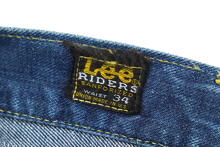 60's～ Lee 101Z サイド黒タグ デニムパンツ 良雰囲気 表記(34