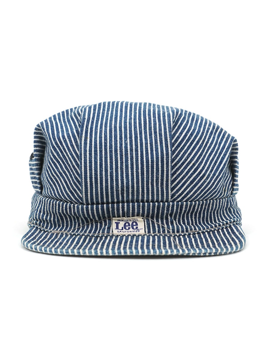 【★安心の定価販売★】 70s 希少◎ Lee ビンテージ ワークキャップ ヒッコリー USA製 帽子