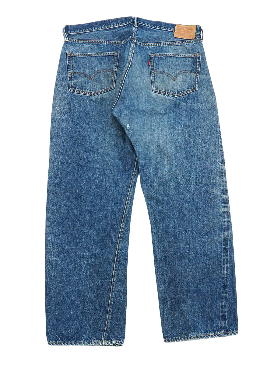 60's Levi's 501 BIG-E デニムパンツ 薄ヒゲ 良色落ち 実寸(39x30位