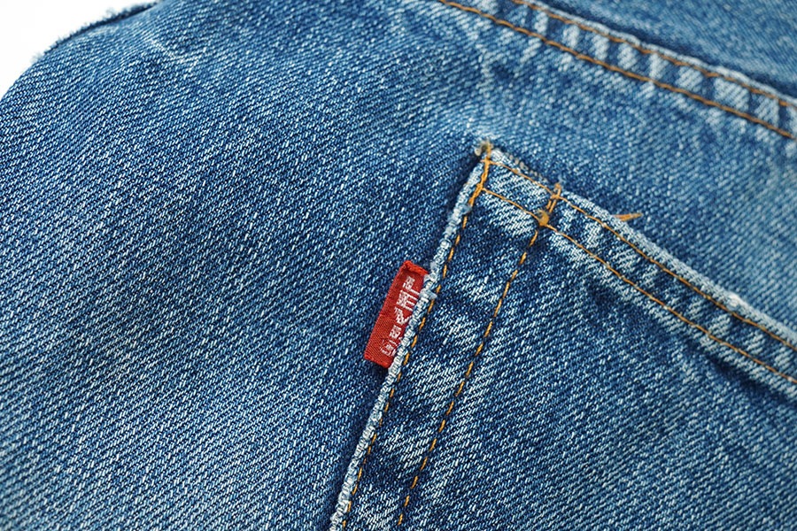 60's Levi's 501 BIG-E デニムパンツ 薄ヒゲ 良色落ち 実寸(39x30位