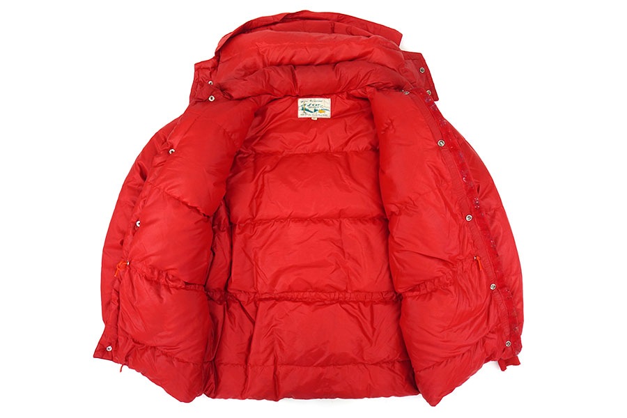 60's Recreation Equipment 筆記体タグ ダウンジャケット＋フード