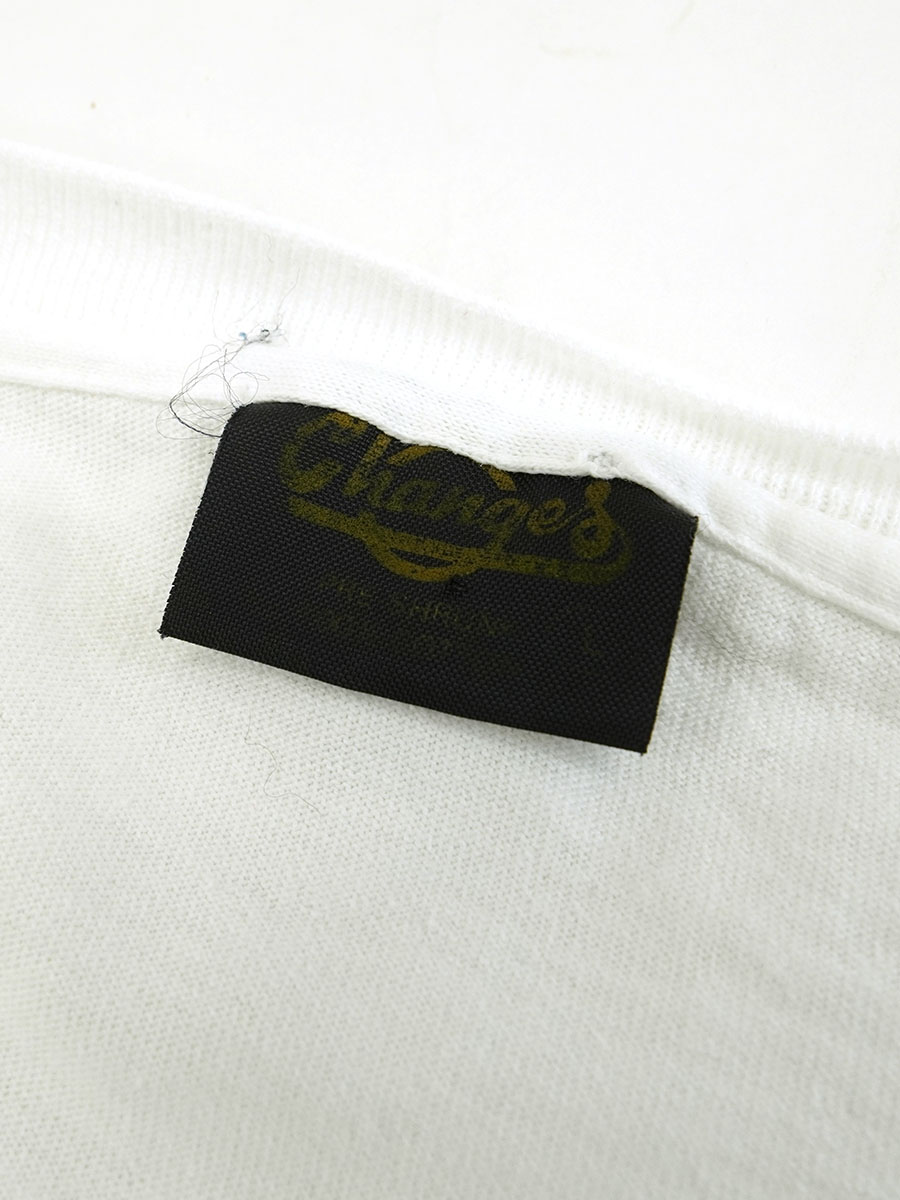80's Changes ''THE MOOS BROTHERS'' プリントTシャツ ホワイト 表記(L) USA製