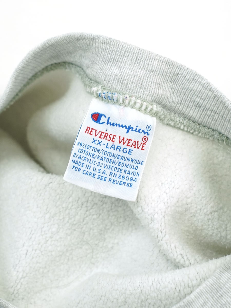 90'S CHAMPION REVERSE WEAVE ''CASTAWAY CLUB'' WATER PRINT (SIZE.XX LARGE) MADE IN USA
