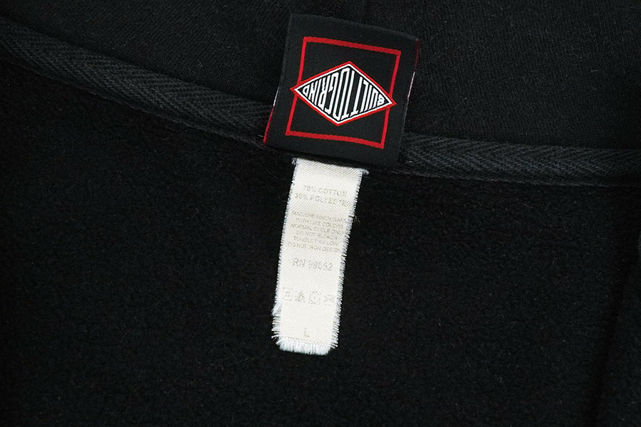 00'S～ INDEPENDENT FULL ZIP HOODED SWEAT SHIRT BLACK (SIZE.LARGE)