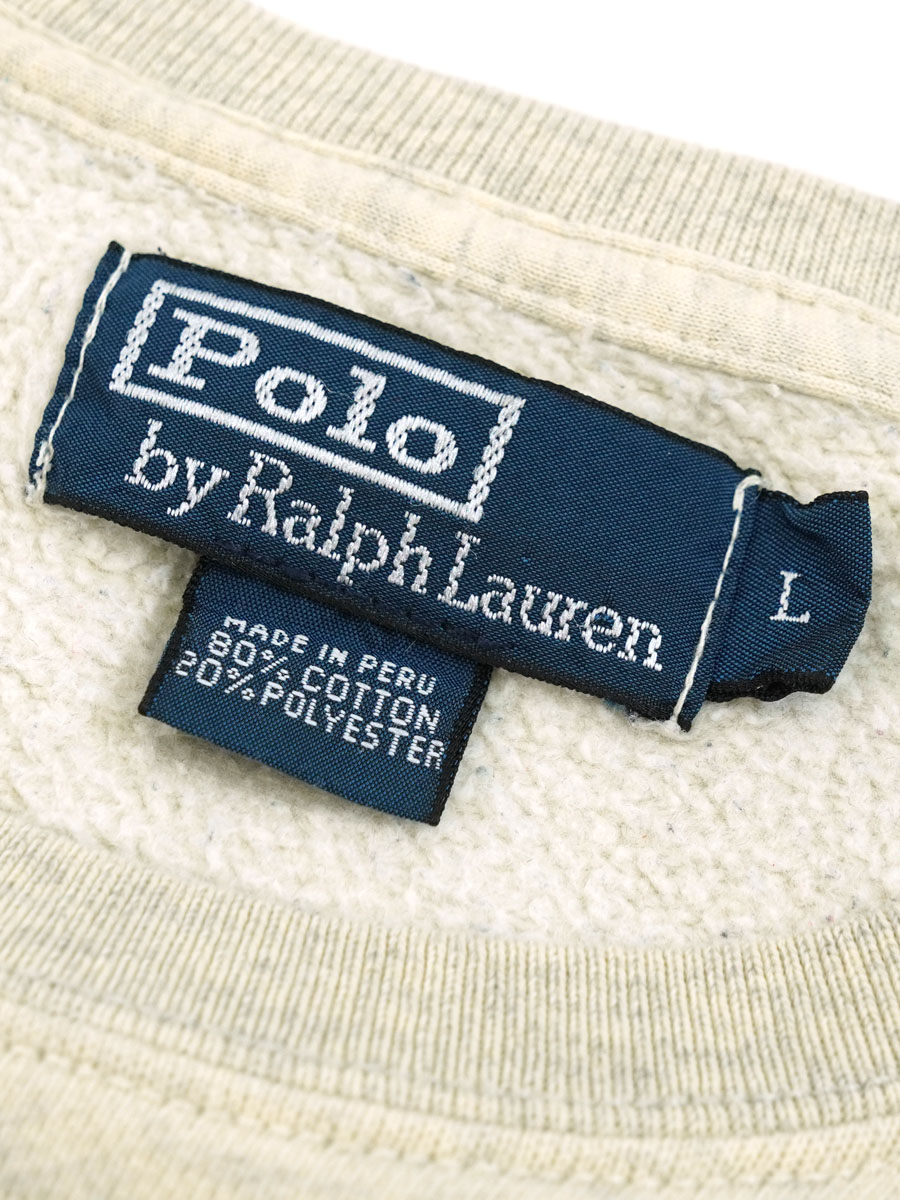 ラルフローレン RWタイプ スウェット 無地オートミール 表記(L)