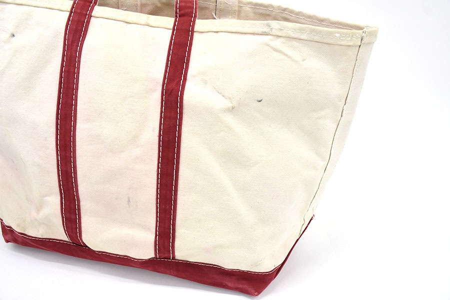 80's～ トートバッグ 生成りx褪せレッド | すべての商品