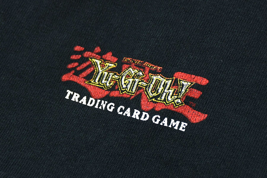 00's DELTA 遊戯王 YU-GI-OH! TRADING CARD GAME ''FLAMING ETERNITY'' 両面袖プリント Tシャツ 表記(XL)