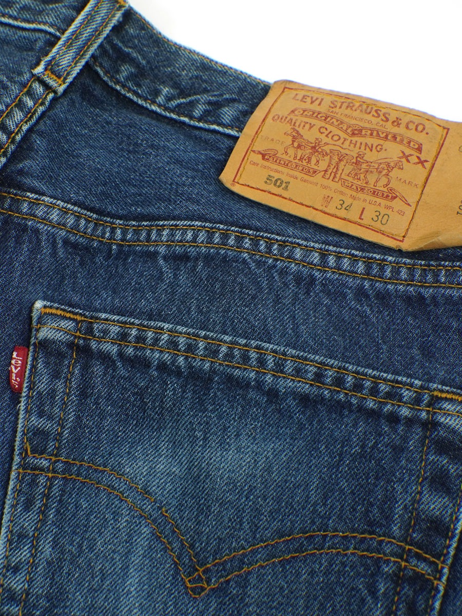 90's Levi's 501 デニムパンツ 良雰囲気 表記(34x30) USA製 | すべての