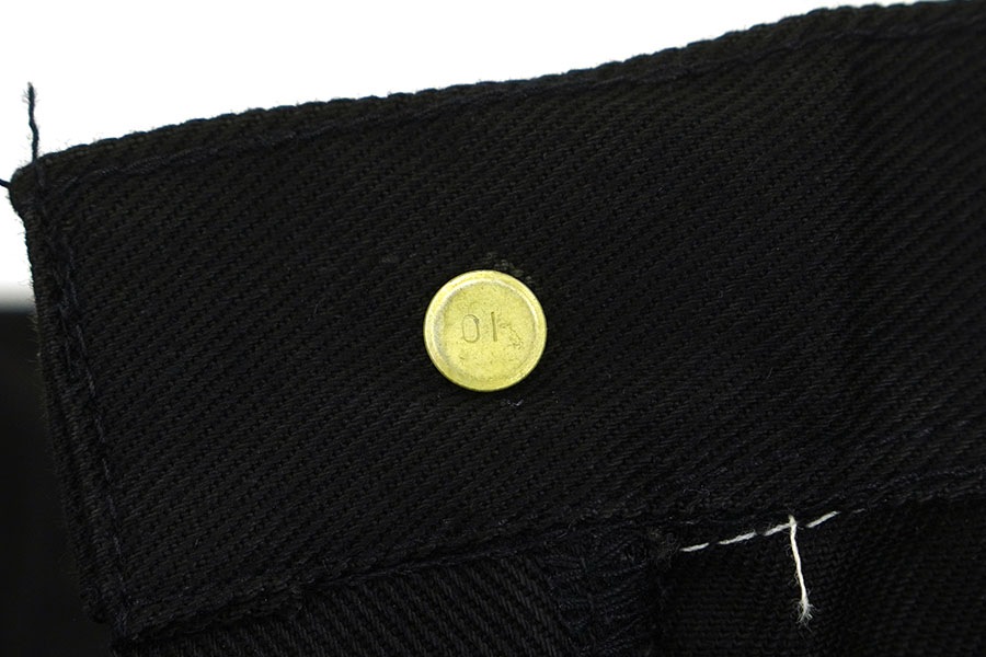 60s Levi's 800G 518 カツラギ　BIG E ブラック LEVI'S 518 BLACK KATSURAGI PANTS - 古着屋 ｜ mushroom