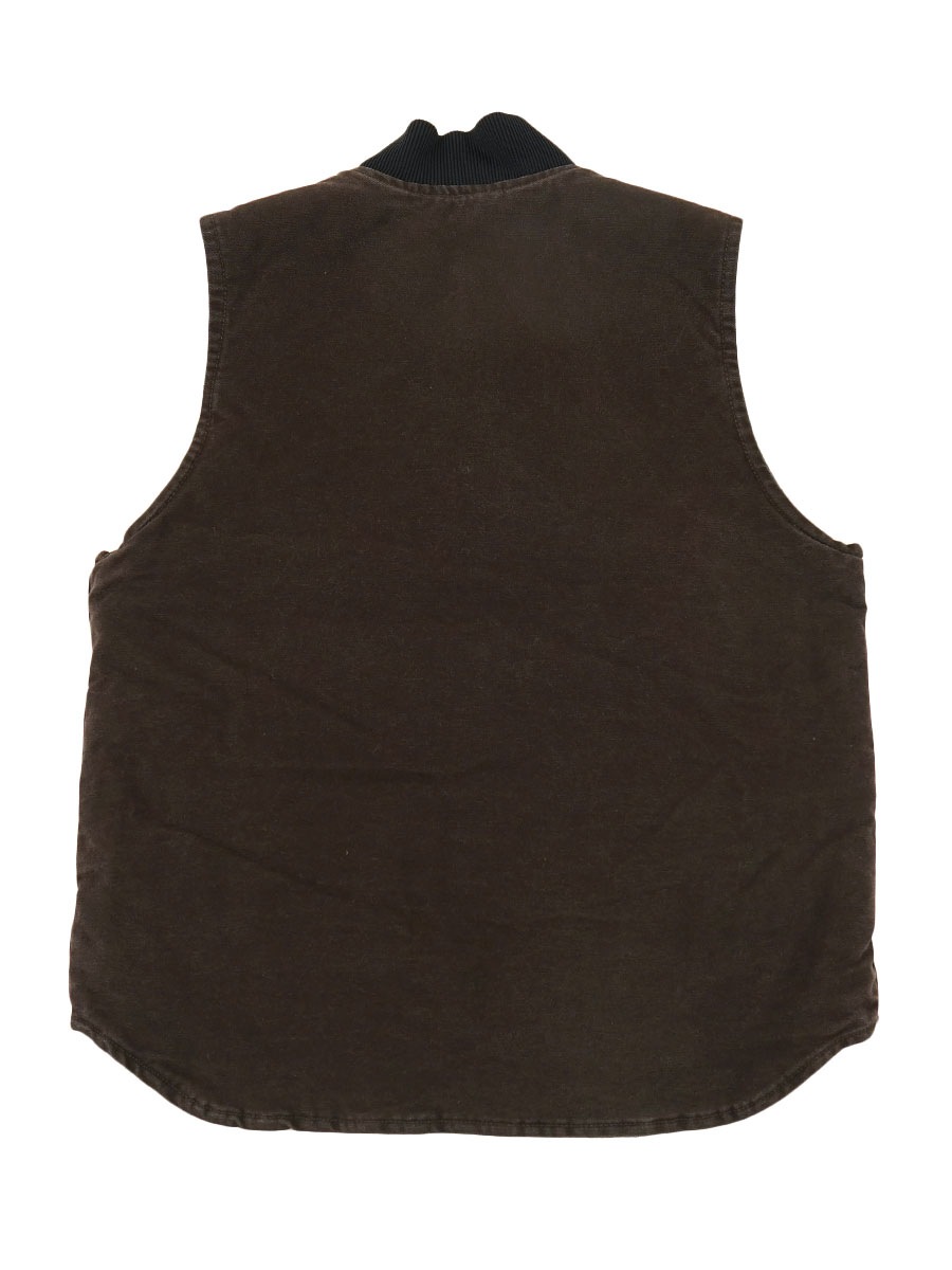 メキシコ製 カーハート ダックベスト 焦げ茶 表記(M) | NEW ITEM