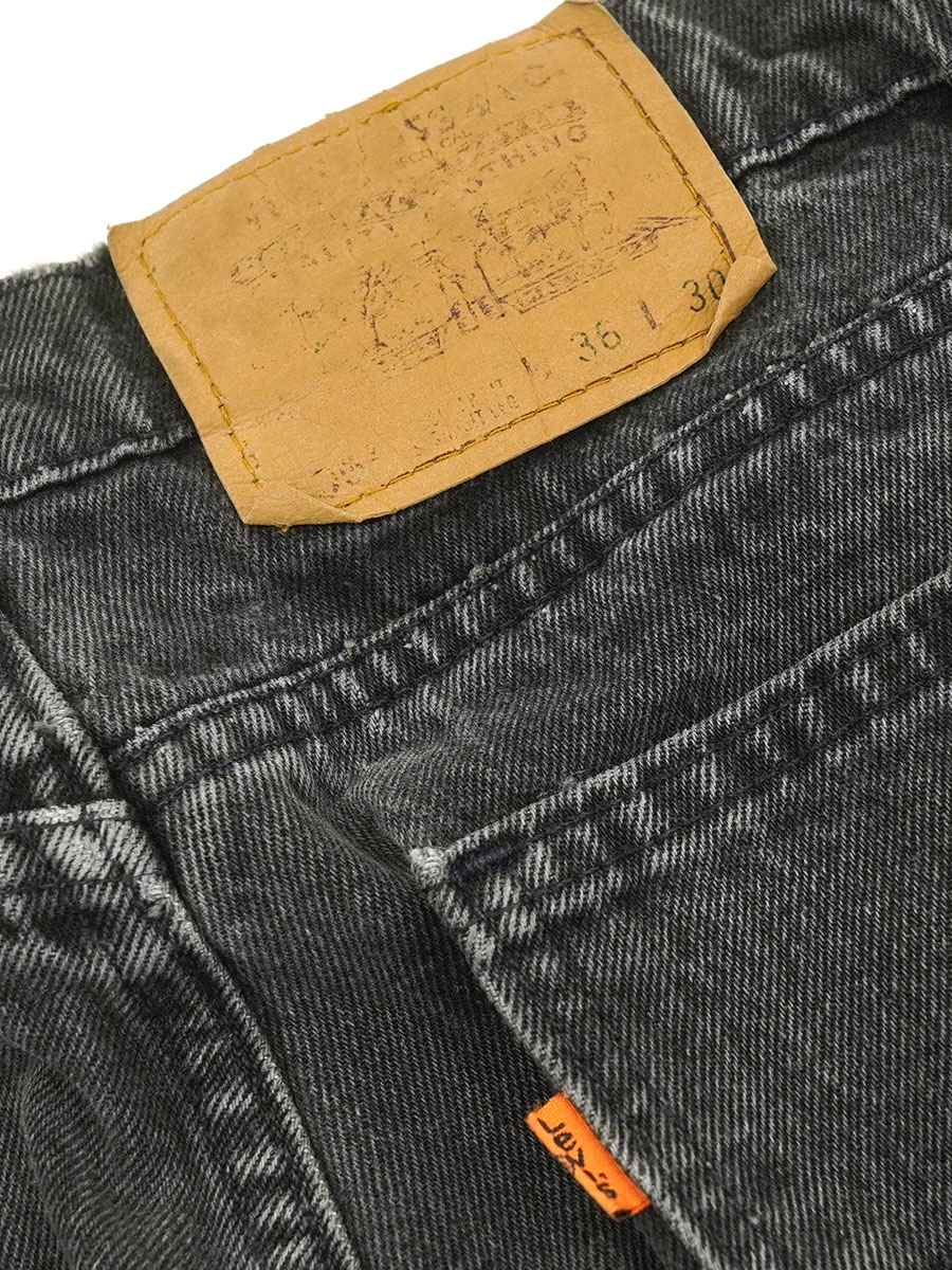 90's～ LEVI'S 505 ブラックデニムパンツ 表記(W36 L30) USA製 | NEW