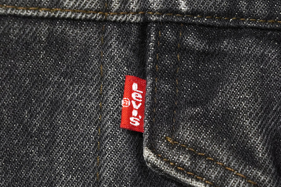 80's Levi's 70506-0259 先染めブラック デニムジャケット 表記(40R