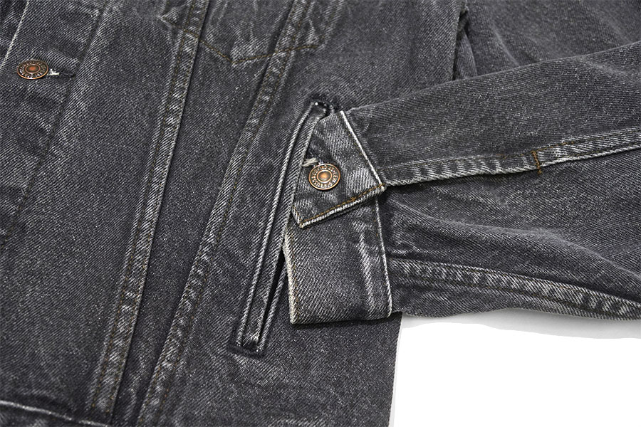 80's Levi's 70506-0259 先染めブラック デニムジャケット 表記(40R