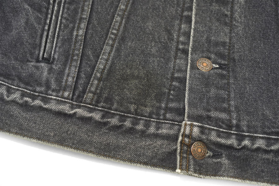 80's Levi's 70506-0259 先染めブラック デニムジャケット 表記(40R