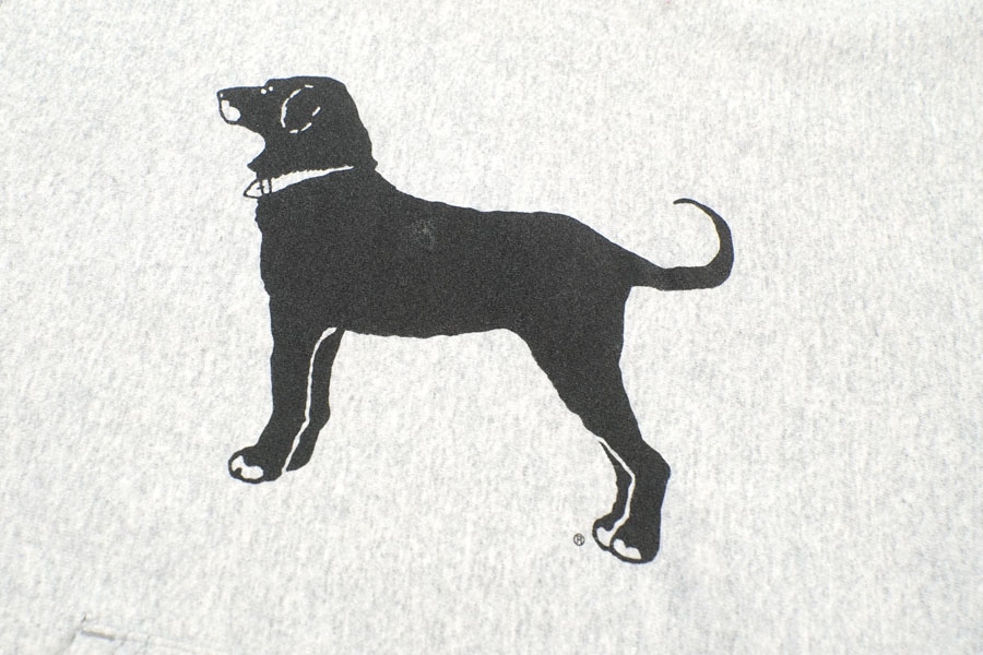 90's kellsport ''The Black Dog'' 両面プリント 襟付き リバース