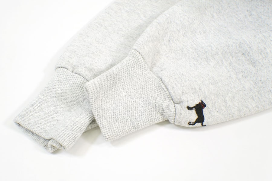 90's kellsport ''The Black Dog'' 両面プリント 襟付き リバース