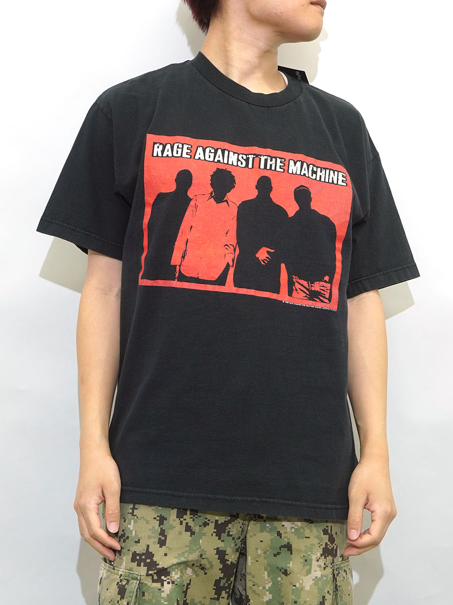 90'S GIANT ''RAGE AGAINST THE MACHINE'' T SHIRT BLACK (SIZE.LARGE