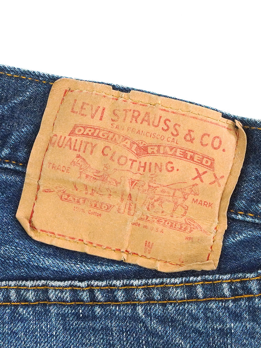 70's Levi's 501 66前期 デニムパンツ 良色落ち 実寸(36x34位