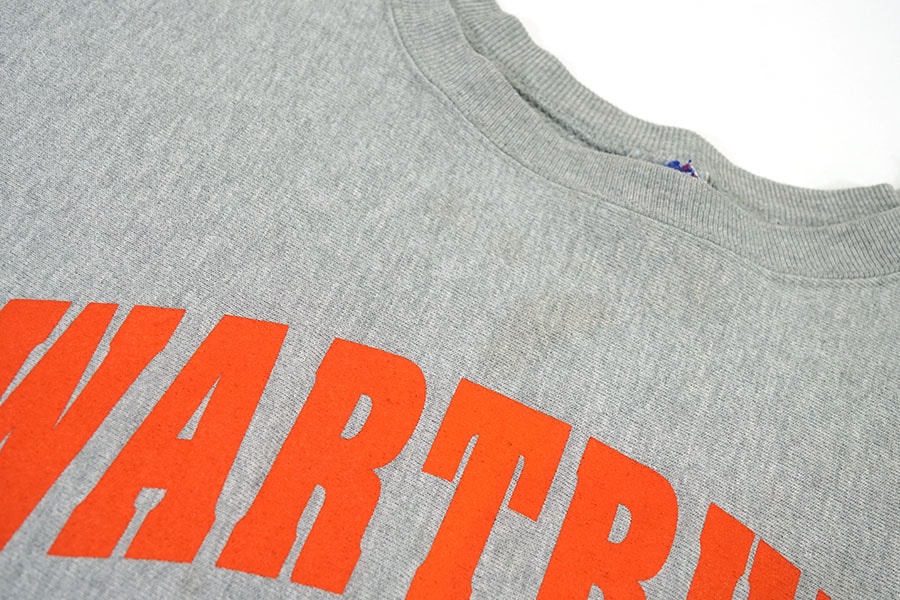 90's～ 刺繍タグ チャンピオンRW ''WARTBURG TRACK&FIELD'' 3段プリント 実寸(XXL位)