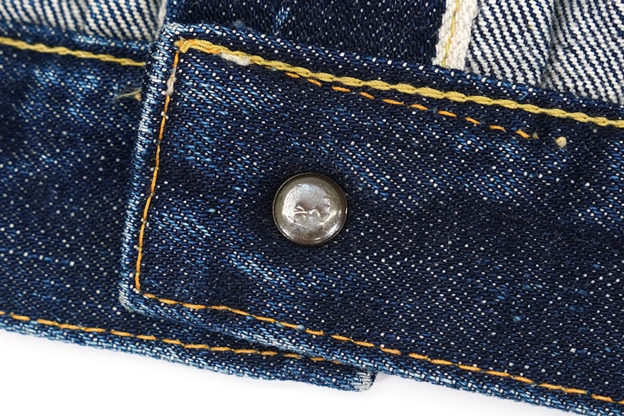 50's Levi's 506XX デニムジャケット 濃紺 スライドバックル 実寸(38位)