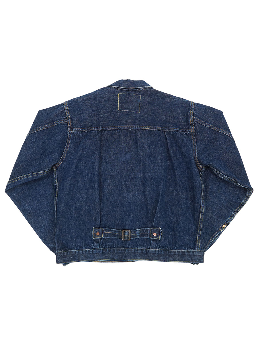 50's Levi's 506XX デニムジャケット 濃紺 スライドバックル 実寸(38位)