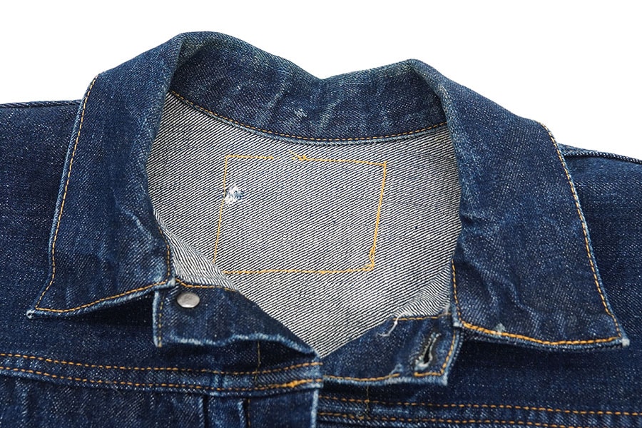 50's Levi's 506XX デニムジャケット 濃紺 スライドバックル 実寸(38位)