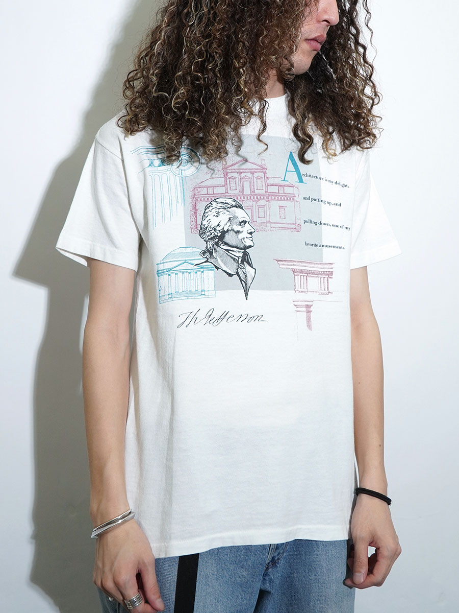 90's AMERICA'S FINEST ''Th Jefferson'' プリントTシャツ 90's AMERICA'S FINEST ''Th Jefferson'' プリントTシャツ