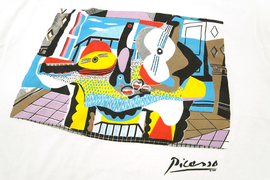 90's FRUIT OF THE LOOM パブロ・ピカソ ''マンドリンとギター