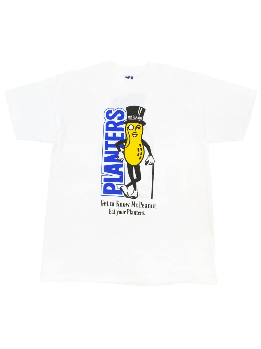 90's STADIUM COURT ''MR.PEANUT'' 両面プリントTシャツ 表記(XL) USA製 NOS