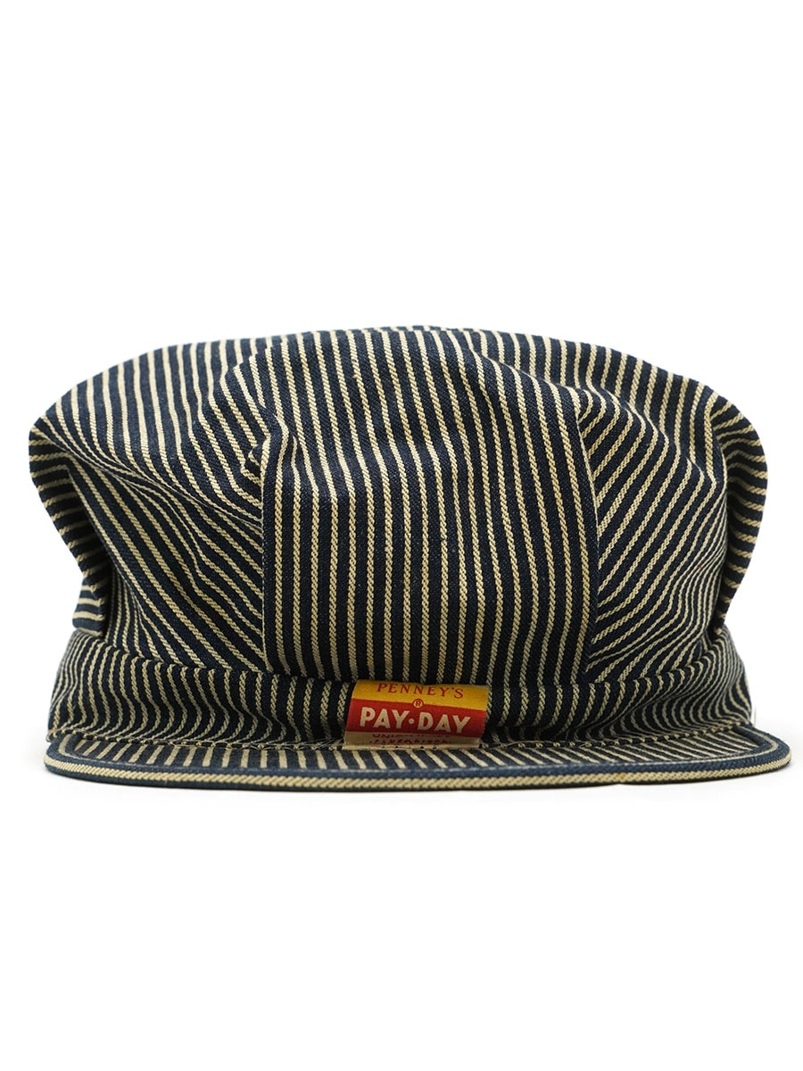 50's PENNEY'S PAY-DAY ヒッコリーストライプ ワークキャップ | NEW