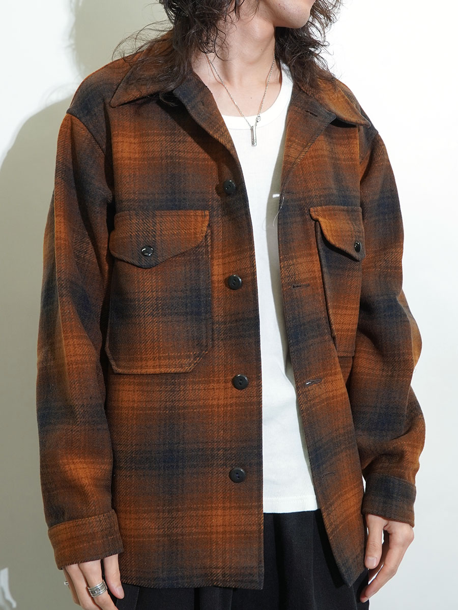 70's PENDLETON オンブレチェック ウールJKT 表記(M) | すべての商品