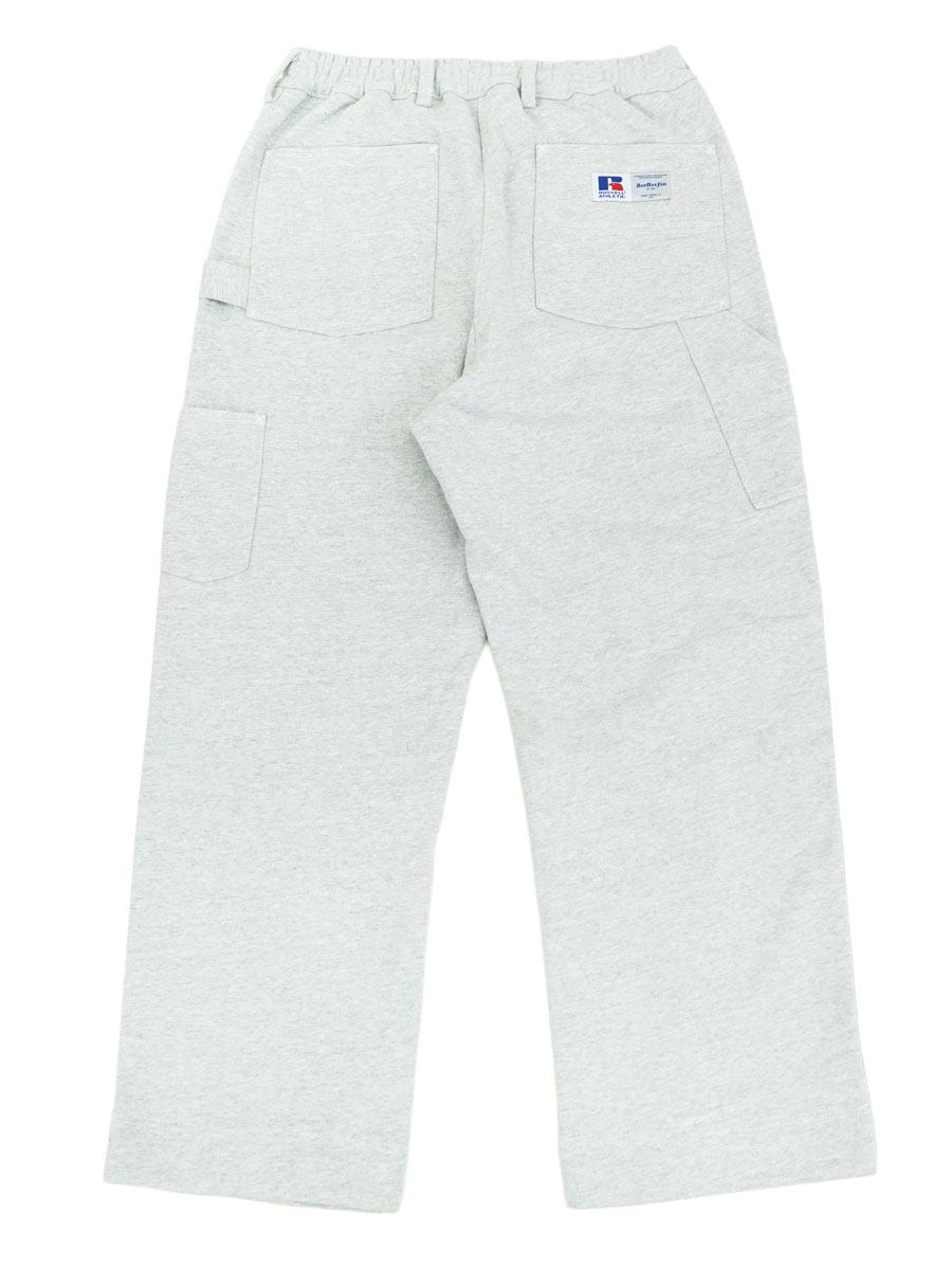 RUSSELL × BerBerJin Pro Cotton Loopback Terry Sweat Double Knee Sweat PT GRAY