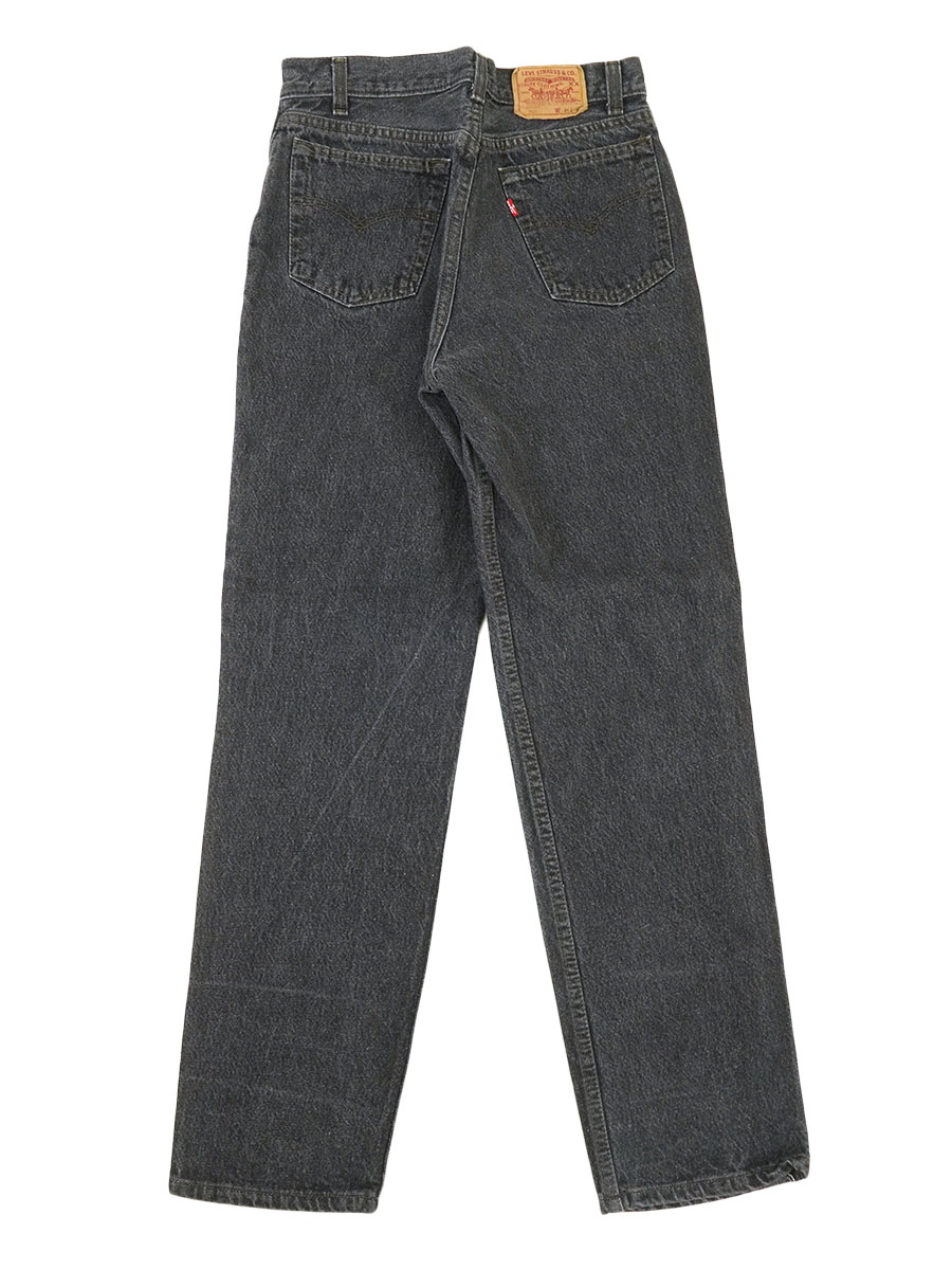 希少 80s Levi's 701-5759 STUDENT 先染め ブラックデニム